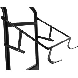 Carrinho porta-sela desmontável Hippotonic Preto