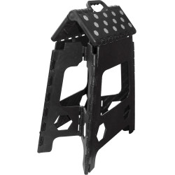 Banco/escada dobrável Hippo-Tonic Preto / cinza Cinzento