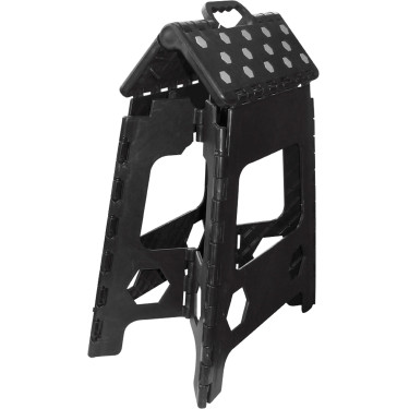 Banco/escada dobrável Hippo-Tonic Preto / cinza Cinzento