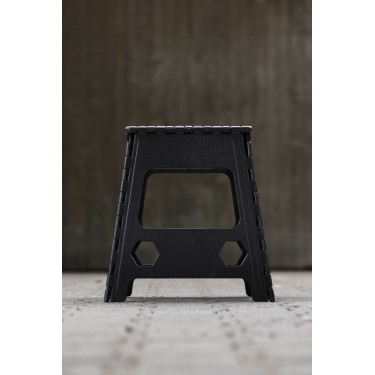 Banco/escada dobrável Hippo-Tonic Preto / cinza Cinzento