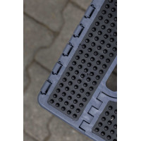 Banco-escada dobrável Hippo-Tonic Grip Cinzento