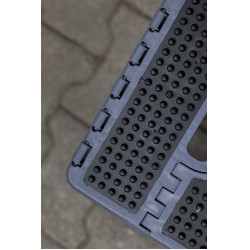 Banco-escada dobrável Hippo-Tonic Grip Cinzento