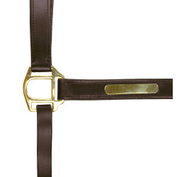 Cabresto Excelsior com ajuste duplo Havana Castanho