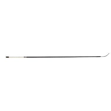 Chicote de dressage Whip & Go ponta de metal Preto
