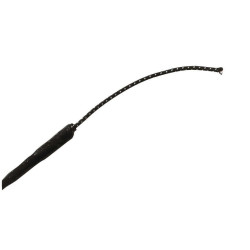 Chicote de dressage Whip & Go ponta de metal Preto