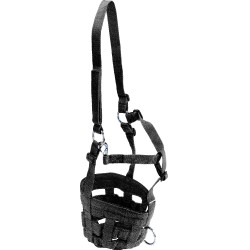 Mordaça de nylon Preto Mordaça de nylon Preto