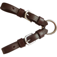 Alianças de embocadura Pelham Riding World com anéis Preto