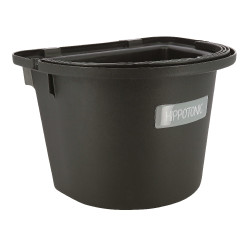 Comedouro de porta Hippo-Tonic com alça Preto