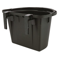 Comedouro de porta Hippo-Tonic com alça Preto