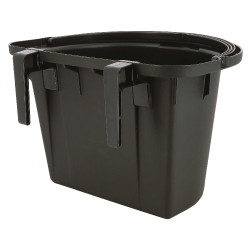 Comedouro de porta Hippo-Tonic com alça Preto