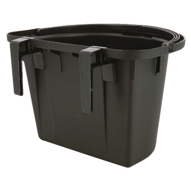 Comedouro de porta Hippo-Tonic com alça Preto