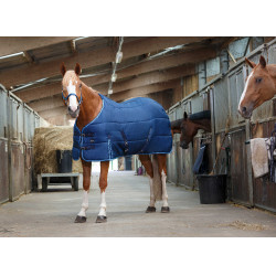 Cobertura de estábulo Riding World Marinho / azul céu