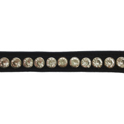 Frontal Norton Pro Strass Preto / transparente