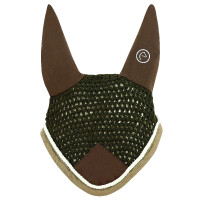 Boné anti-moscas Equithème Polyfun Choco / taupe Castanho