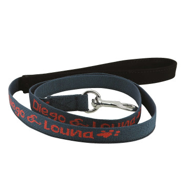 Trela de nylon Diego & Louna para cão Antracite Cinzento