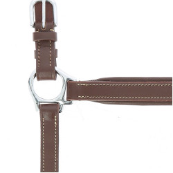 Cabeçada de couro Norton Pro Grooming Havana Castanho