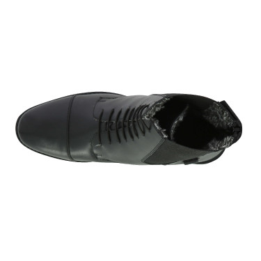 Botas Norton com cordões forradas Preto Botas Norton com cordões forradas Preto