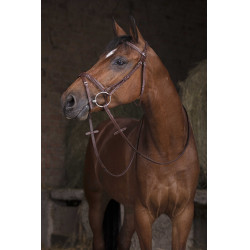 Rédeas Hunter Norton Pro 16 mm Havana Castanho Rédeas Hunter Norton Pro 16 mm Havana Castanho