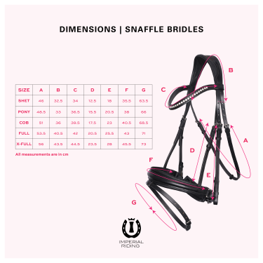 Bridon Imperial Riding Di Layla com focinheira combinada