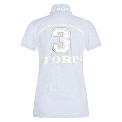 Polo Favoritas EQ HV Polo Nuvem mesclada Azul Polo Favoritas EQ HV Polo Nuvem mesclada Azul