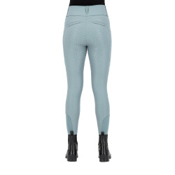 Legging de equitação Easy Rider Maxima FullGrip Chumbo Azul