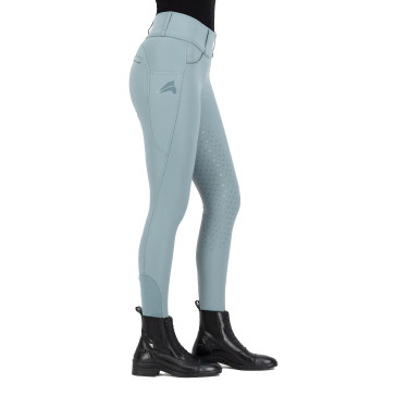 Legging de equitação Easy Rider Maxima FullGrip Chumbo Azul