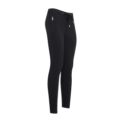 Calça de equitação Euro-Star Athleisuremen FullGrip masculino Preto