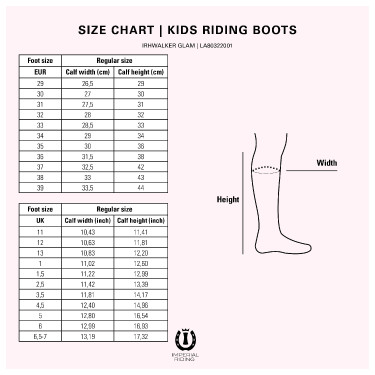 Botas de equitação Imperial Riding Kids Walker Glam