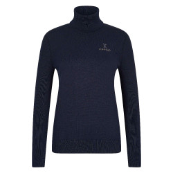 Suéter de gola alta HV Polo Dorothy Marinho Azul-marinho
