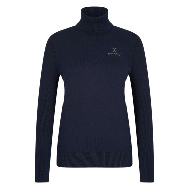 Suéter de gola alta HV Polo Dorothy Marinho Azul-marinho