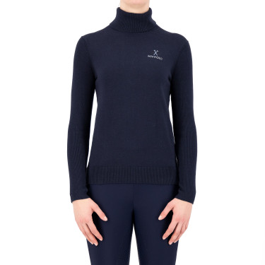 Suéter de gola alta HV Polo Dorothy Marinho Azul-marinho