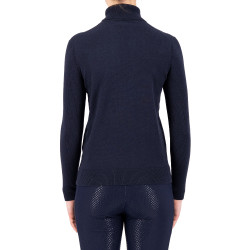 Suéter de gola alta HV Polo Dorothy Marinho Azul-marinho