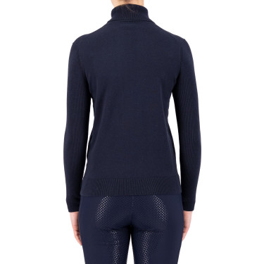 Suéter de gola alta HV Polo Dorothy Marinho Azul-marinho