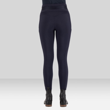 Calça de equitação Euro-Star Athletic Luxe FullGrip Noite Azul-marinho