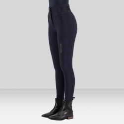 Calça de equitação Euro-Star Athletic Luxe FullGrip Noite Azul-marinho