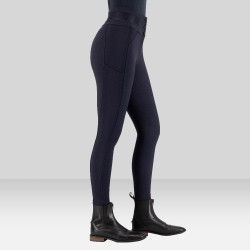 Calça de equitação Euro-Star Athletic Luxe FullGrip Noite Azul-marinho