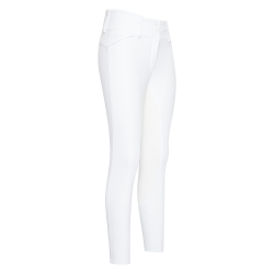 Calça de equitação Euro-Star Aurelia Competition Grip Connect Full Branco