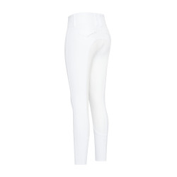 Calça de equitação Euro-Star Aurelia Competition Grip Connect Full Branco
