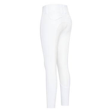 Calça de equitação Euro-Star Aurelia Competition Grip Connect Full Branco