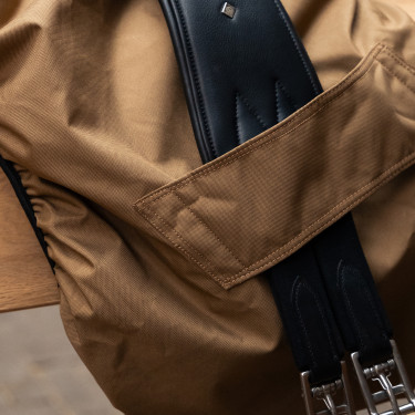 Capa de sela HV Polo Jumping Palha Castanho