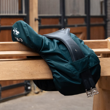 Capa de sela HV Polo Jumping Verde petróleo