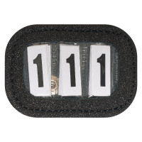 Cavalinho de pau número de competição Imperial Riding Free Spirit Glitter preto