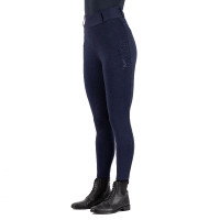 Legging de equitação Imperial Riding Comfi Sparks inverno FullGrip feminino Marinho Azul-marinho