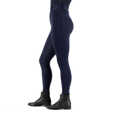 Legging de equitação Imperial Riding Comfi Sparks inverno FullGrip feminino Safira Azul Legging de equitação Imperial Riding Comfi Sparks inverno FullGrip feminino Safira Azul
