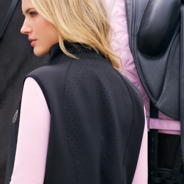 Colete sem mangas Imperial Riding Sporty Air feminino Preto