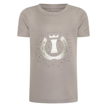 Camiseta de manga curta Imperial Riding Hally infantil Carvão vegetal Cinzento