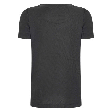 Camiseta de manga curta Imperial Riding Hally infantil Preto