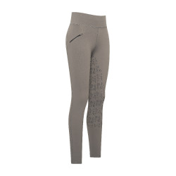 Legging de equitação Easy Rider Dietse Performance FullGrip feminino Ímã Cinzento