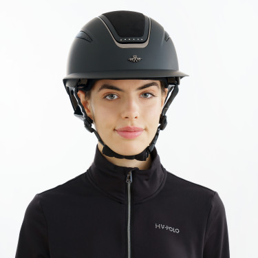 Capacete HV Polo Magnifica Preto fosco