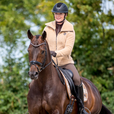 Cardigã HV Polo Liz mulher Champanhe Bege